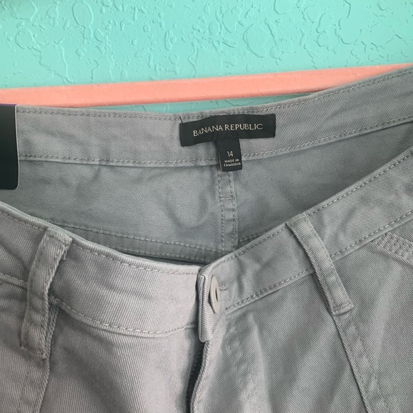 Banana Republic Light Gray women’s  Chinos pants 14 NWT new workwear streetwear - Picture 2 of 8